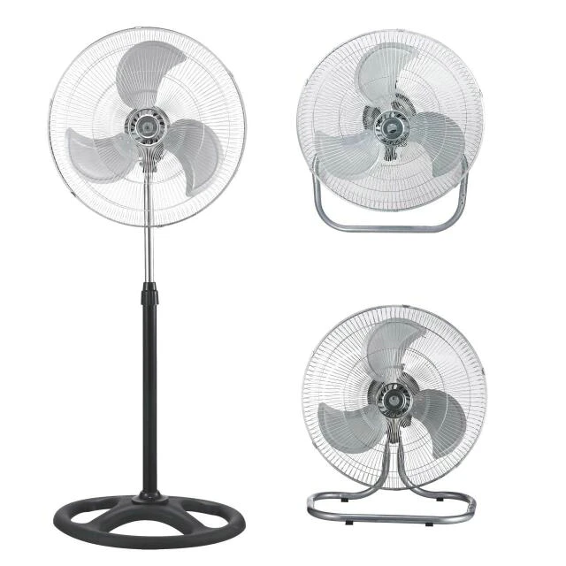 High quality hot sale powerful 18-inch metal industrial fan 3 dentro 1