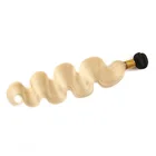 Top Grade Wholesale Virgin Body Wave 1b 613 Brazilian Human Hair Blonde Bundles With Frontal