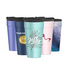 Stainless Steel Tumblers 15 OZ Double Walled Stainless Steel Travel Car Tumblers With Lid Wholesale