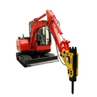 3.5ton Zhongjue Brand Full Hydraulic Crawler Excavator Add The Breaker Low Price Good Quality