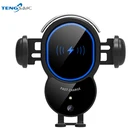 Phone Holder Car Wireless Charger 15w with Infrared Sensors and Three-axis Linkage for Automatic Clamping