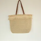 Fashion Bags Crochet Fashion Handmade Paper Rope Weaving Bags Crochet Handbag