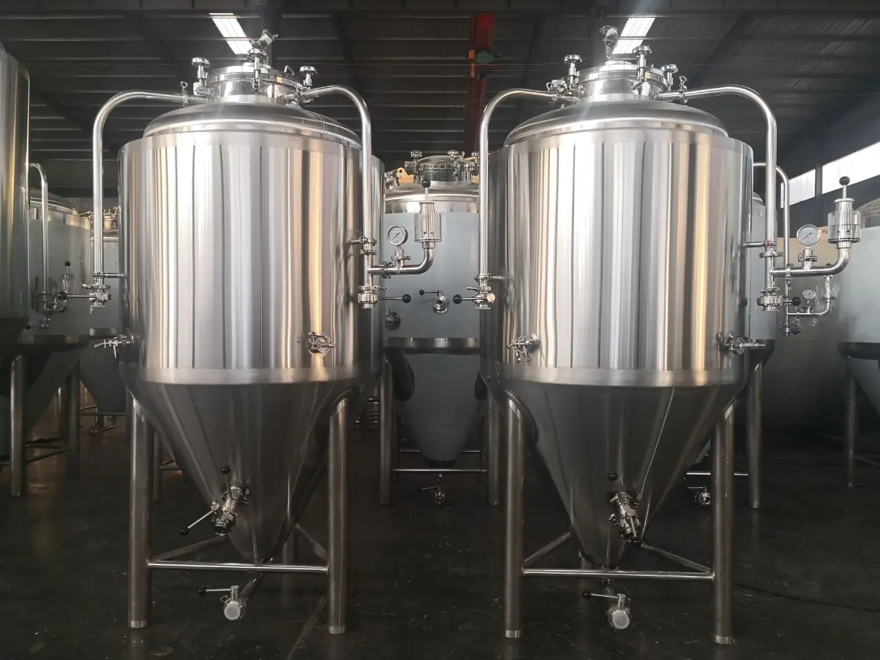 1000L 2000L 3000L conical fermenter 304 Stainless Steel Conical Beer Fermenter Tank