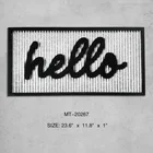 Family Professional Design Family Hotel Wall Decoration Metal Letter Wall Panel