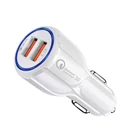 Universal Car Amazon Hot Selling Universal 30W Newest Super Fast QC 3.0 Usb Car Charger With Led Indication