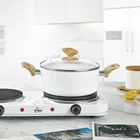 Burner Cooktop Fast Heating Portable Dual Induction Electric Stove 2 Burner Electric Cooktop