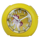 BB08011 cartoon clock design abs plastic quartz analog table needle alarm clock for kids snooze light