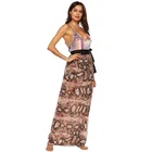 Manufacture Printed Beach Cover Up Pareo Women Chiffon Bikini Scarf Shawl