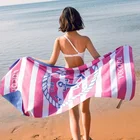 Sports Towel Set Microfiber suede quick dry beach travel camping bath gym outdoor towel