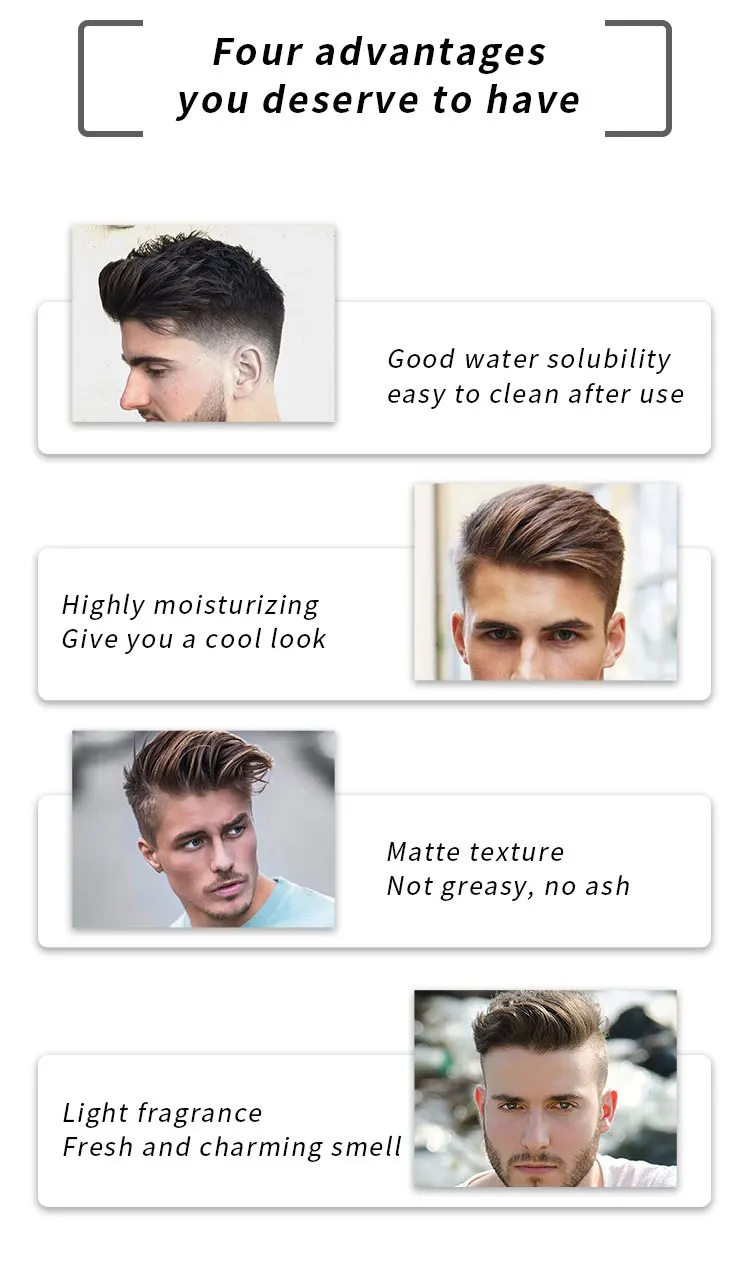 sevich hair styling clay for men matte finish - high hold