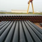 3 layer pe polyethylene pu 3lpe sch40 coating anticorrosive spiral line carbon steel pipe