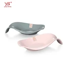 Customized Hotel Custom 100% Melamine Stackable Glossy Dinner Plate With Handle