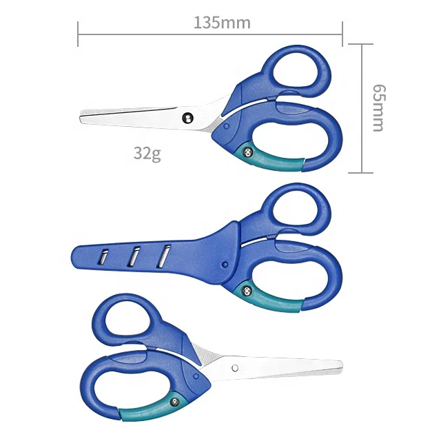 Professional Supplies Ultra Sharp Stainless Steel Office Home School Craft Scissors with Cover