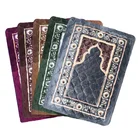 Various mosque carpet size hand made raschel prayer mat muslim pvc floor carpet