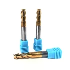CNC Solid Carbide End Mills High Helix Endmills Milling Cutter Flattened Mills For Cutting