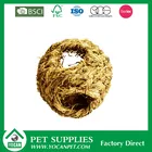 Wholesale Custom design bamboo bird nest house cage natural small animal nest for sale