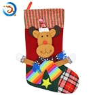 Decorated Big Size Christmas Sock For Kids Felt Christmas Stocking