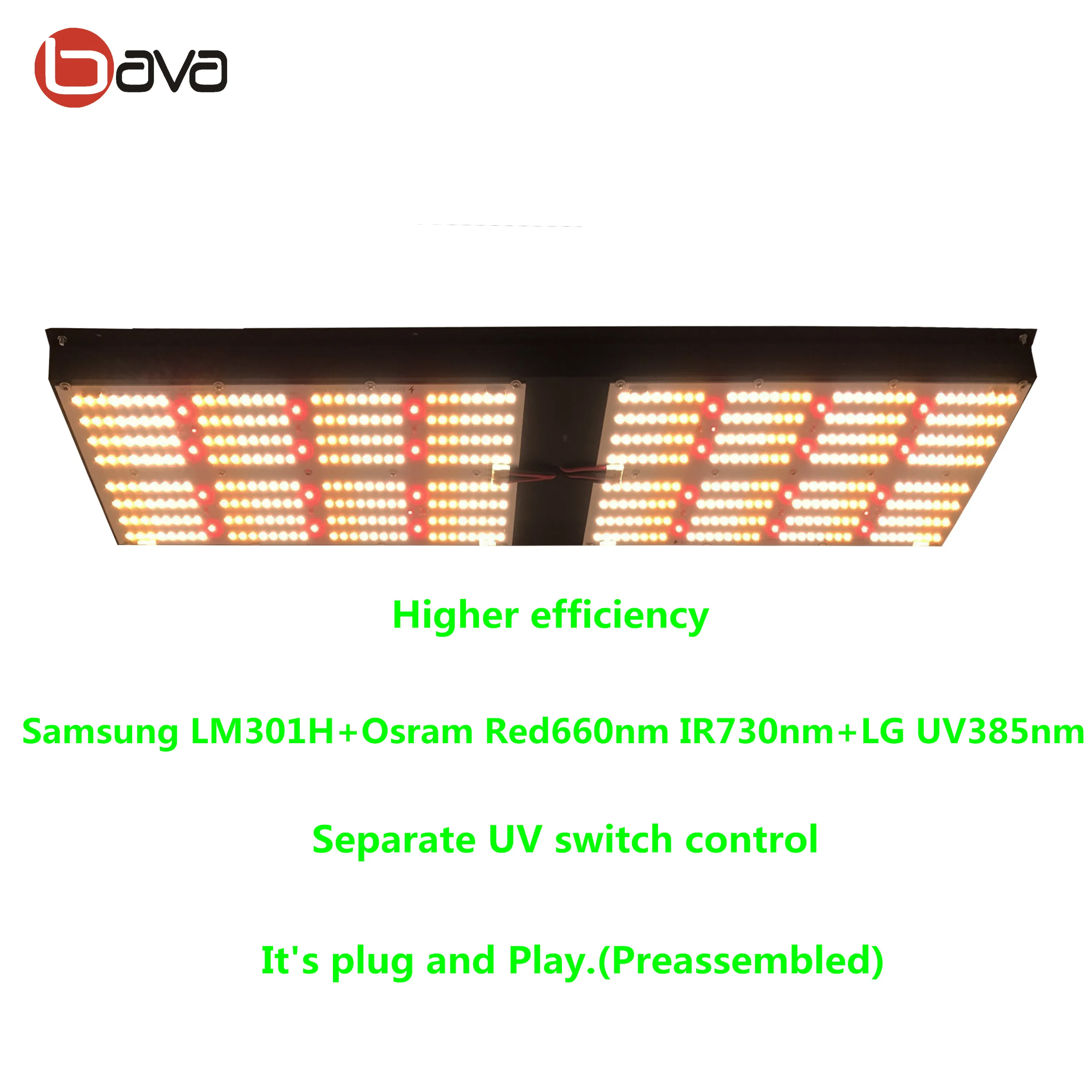 bava smart 4 switches 480w led grow board replacing 1000w hps