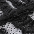 2020 quickly delivery black stretch lace fabric embroidery