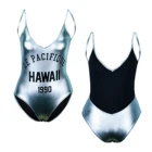 Fashion Swimwear Sexy Girls Swimsuit Metallic One Piece Women Bathing Suits