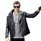 men's motorcycle leather jacket in Autumn and winter mens jackets 2019 motorbike jackete for men