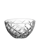 Transparent Diamond Glass Food Container Clear Glass Fruit Salad Mixing Bowl Set