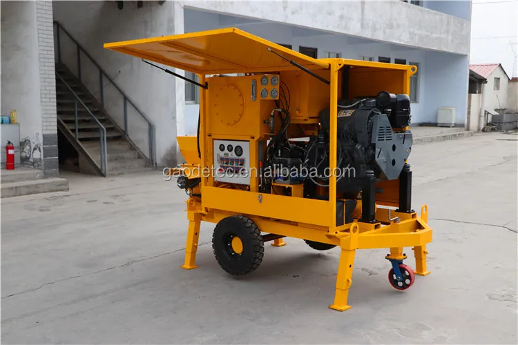 gmp7/35d widely used high pressure concrete conveying pump