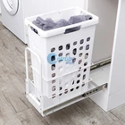Hamper Laundry Wiring 48L for Dirty Clothes Big Recycling Bucket