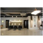 exhibition high end marble corian manicure nail salon interior design