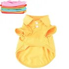 High Quality Plain Tee Polo Pet Dog T-shirt T Shirt for Dog