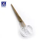 Yellow Gold Acrylic Scissors(7.5inch) Acrylic Handle Scissors Lucency Stationery Scissors