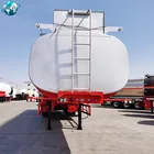 Tri Axle 60000 Liters 3 Compartment Palm Fuel tanker Crude Oil Tank Semi Trailer With Pump