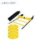 2020 Hot Selling Agility Training Set Agility Ladder Agility Cones With Carry Bag Football Training Gym Equipment