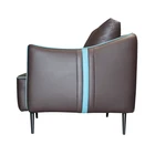 Set High Tech Office Sofa Leather Furniture Sectional Sofa Comfortable Office Couch Set