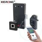 Lock Desk Desk Lock KERONG Biometric Drawer Lock Wooden Desk Cabinet Automatic Locker Lock