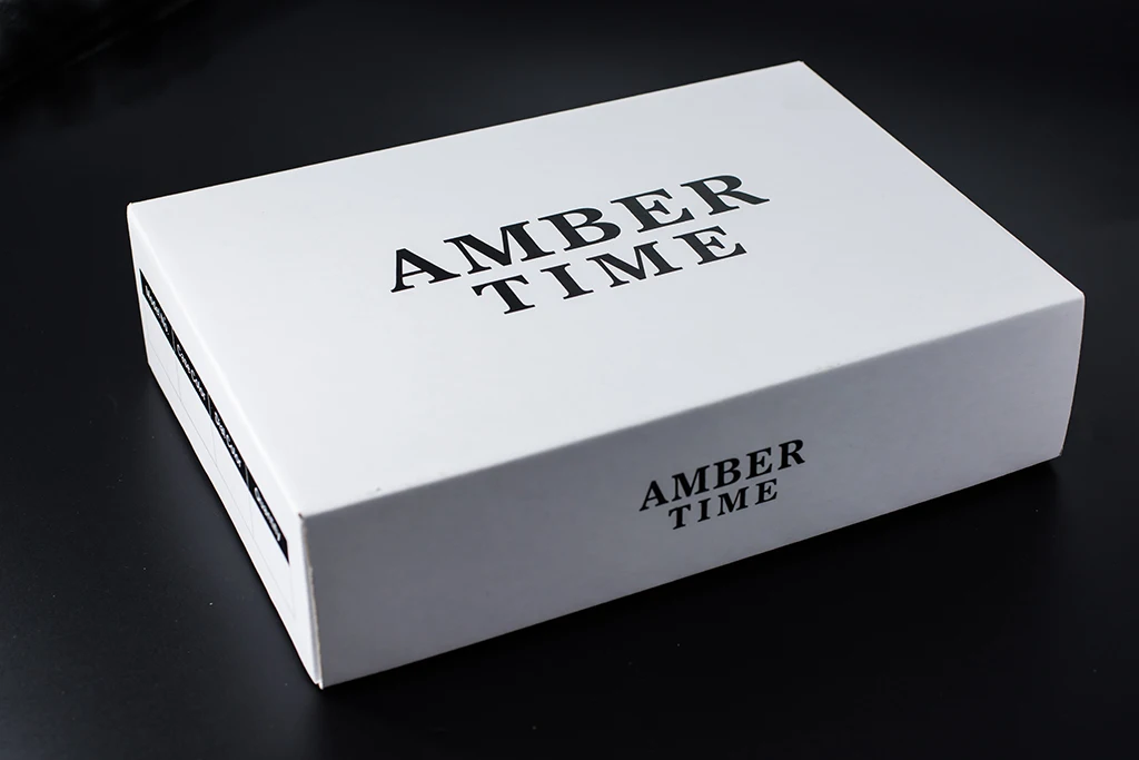 ambertime stylish mens belt big plate mens round face white pnp