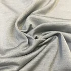 natural spun silk and cotton one side single jersey fabric