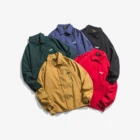 Wholesale Japan Style Loose Cotton Single-breasted Cargo Jackets For Men Oversized Multi-colored Coats