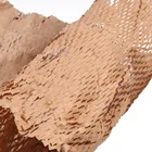 Size 50cm*250M Recyclable Honeycomb Paper Kraft Wrapping Cushioning Paper