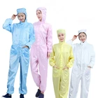 Jumpsuit Unisex Safety Clothing Coveralls Dust-proof Protective Suit for Workshop Food Research One-piece