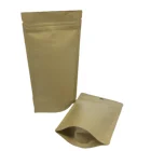 Laminated Aluminum Foil Zip Lock Kraft Paper Food Packaging Bag