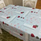 Low Moq Pvc Table Cloth Customized Pvc Tablecloth