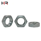 Steel Hex Nut Customized Galvanized Steel Color-plated Positive Standard Hex Nut