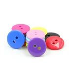 Fancy DIY sewing bread red dye kids buttons resin