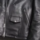 卸売業者の男性の本革ラムスキンオートバイジャケット革フロントジッパー冬のオートバイのジャケット革