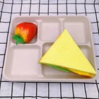 Disposable Plate Plates FDA Standard 100%Biogradable Disposable 5 Compartment Restaurant Plate For Food