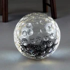 Crystal Golf Crystal Factory Direct Cheap Price New Design Custom Decorative Transparent Crystal Golf Ball