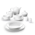 Luxury White Dinnerware Set For Hotel, Restaurant Tableware Market In Guangzhou, Ceramic Tableware White$
