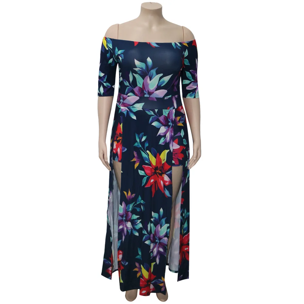 2020 New Design Plus Size Dress 5XL Wholesale Women Clothing FM-P5005