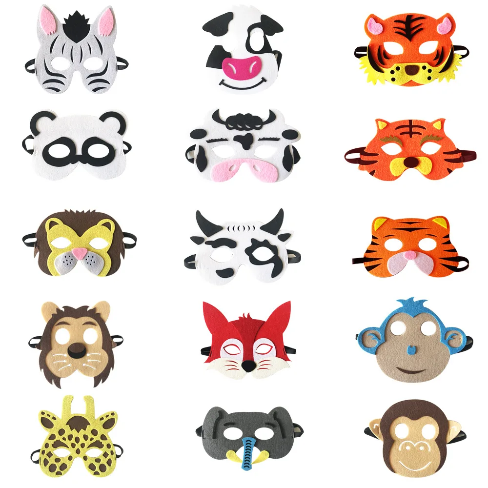 De dibujos animados divertido Animal máscara para niños máscara de Halloween